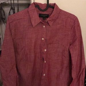 Banana republic rose pink shirt